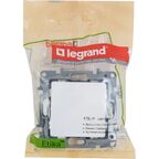 Выключатель одноклавишный - Legrand Etika - 10А 250В безвинтовые зажимы - белый