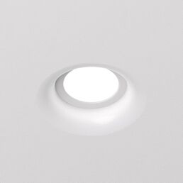 Встраиваемый точечный светильник для натяжных ПВХ потолков Denkirs Inviz DK2080-WH GU10 LED до 15 Вт белый