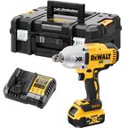 Аккумуляторный гайковерт DEWALT DCF897P1T, 18 В, 950 Нм, 2400 уд/мин, с АКБ 5 Ач и ЗУ, в кейсе TSTAK (DCF897P1NT-XJ)
