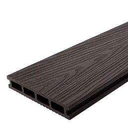 Террасная доска ДПК T-Decks цвет Венге 3000x150x25 мм двусторонний вельвет 0.6 м²
