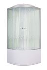 Душевая кабина AvaCan L910GM 100x100 стекло с рисунком, профиль хром