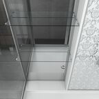 Душевая кабина Niagara Luxe 120x82 NG-7713WL поддон низкий, стекло прозрачное, профиль серебро