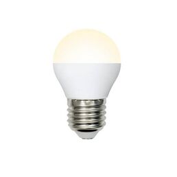 Лампочка светодиодная LED-G45-7W/WW/E27/FR/NR картон Volpe