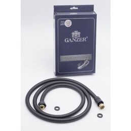 60100-C Шланг для биде 100см. (Черный) GANZE