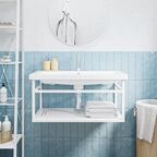 Опора для раковины Konsensa Бруклин 80 75.5x36 см цвет белый