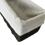 Корзина для хранения 30x10x10 см бумага цвет графит