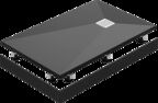 Душевой поддон из искусственного камня Good Door  Essentia черный 160x80 ЛП00098