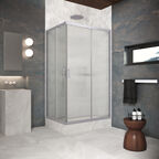 Душевой уголок Vegas-Glass ZA-F Protec 110x70 ZA-F Protec h1900 110*70 07 Moru профиль матовый хром, стекло Moru