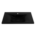 Раковина мебельная BelBagno 80 см BB800/450-LV-ART-PR-NERO черная матовая