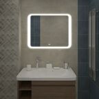 Зеркало для ванной Desire с LED-подсветкой сенсорное с подогревом 90x70 см
