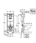Инсталляция Grohe Rapid SL 38713001