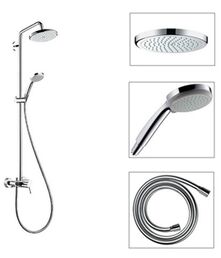Душевая стойка Hansgrohe Croma 220 Showerpipe 27222000 без излива, хром