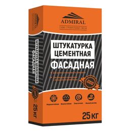 Штукатурка цементная Admiral 25 кг