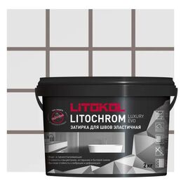 Затирка цементно-полимерная Litokol Litochrom Luxury Evo цвет LLE 130 серый 2кг
