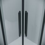 Душевой уголок Grossman Classic 90x90 301.K33.04.9090.21.00 без поддона, стекло прозрачное, профиль черный матовый
