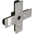 Коннектор Jazzway PTR CX-BL Х-образный для соединения трековых шинопроводов встраиваемых цвет черный
