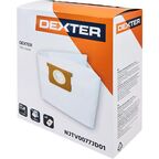 Мешки тканевые для пылесоса Dexter NJTV0077JD01 18 л, 4 шт.