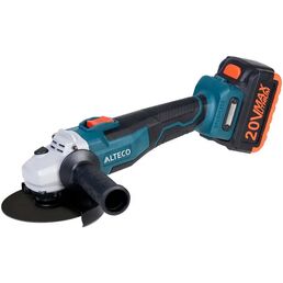 УШМ аккумуляторная бесщеточная Alteco CAGB 18-125 Li BL, 125 мм, 20 В Li-ion 1x4 Ач