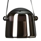 Светильник подвесной светодиодный Aurum FR5471PL-L12B 4 м² цвет серебристо-черный
