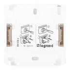 Выключатель Legrand Quteo двухклавишный накладной белый (782302)
