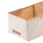 Ящик с отделениями Casy Home For Professionals 50x22x18см, молочный