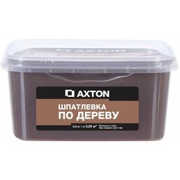 Шпатлёвка (шпаклевка) Axton для дерева 0.9 кг эспрессо
