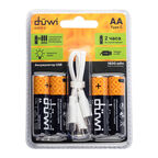 Аккумулятор Duwi AA пальчиковый HR6 1,5 В Li-Ion (4 шт.) (62011 2)