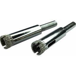 Коронка по стеклу и керамике VertexTools 8X55 мм, CRv, 2 шт.