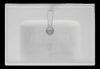 Накладная раковина Brevita Grace 70 см 641600 белая