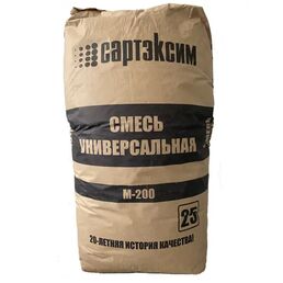 Смесь цементно-песчаная М200 (ЦПС) Сартэксим 25 кг