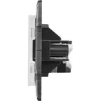 Розетка компьютерная RJ45 категория 5e UTP - Lexman Lilian - белый
