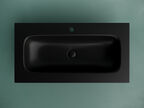 Раковина накладная мебельная Ceramica Nova Grace 910*457*137 мм, с отв под смеситель, черный матовый