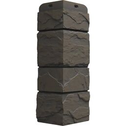 Угол наружный Docke Камень крупный 406x19.5 мм темно-коричневый