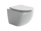 Подвесной унитаз с инсталляцией Ceramica Nova Forma CN3009_1002CH_1000 с кнопкой Flat хром и шумоизоляцией белый