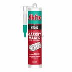 Akfix Герметик силиконовый Akfix НТ300, термостойкий, красный, 310 мл