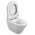 Подвесной унитаз Cersanit CITY OVAL Clean On DPL EO slim, белый