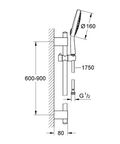 Душевой гарнитур Grohe Power&Soul 27746000