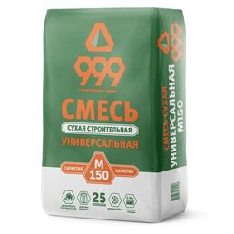 Смесь цементно-песчаная M150 (ЦПС) 999 универсальная 25 кг