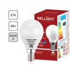Лампа светодиодная Bellight E14 175-250 В 8 Вт шар 750 лм нейтральный белый цвет света