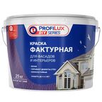 Краска фактурная Profilux матовая цвет белый база А 25 кг