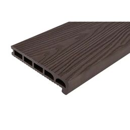 Террасная доска ДПК T-Decks цвет Венге 2000x170x35 мм Вельвет 0.34 м²