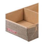 Ящик с отделениями Casy Home For Professionals 50x32x12см, коричневый