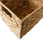 Корзина для хранения 25x17x19 см гиацинт цвет бежевый