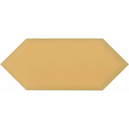 Плитка настенная Kerama Marazzi Алмаш грань желтый глянцевый 14х34см, 19 шт. (0,71 м2)