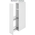 Фасад для кухонного шкафа Аша 14.7x102.1 см Delinia ID ЛДСП цвет белый