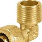 Угол комбинированный 90° Aquabeam 1/2"x16 мм НР латунь ABO.353.Y.001604