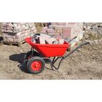 Тачка садовая двухколесная 250 кг/110 л