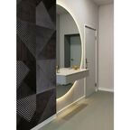 Стеновые панели декоративные из МДФ 3D / Цвет: черный / 4шт