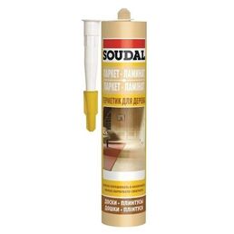 Герметик акриловый SOUDAL паркетный сосна 280мл 119645