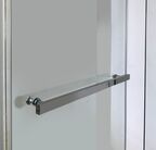 Душевая кабина Ceruttispa 90x90 CHIKA901T без крыши, стекло прозрачное, профиль хром